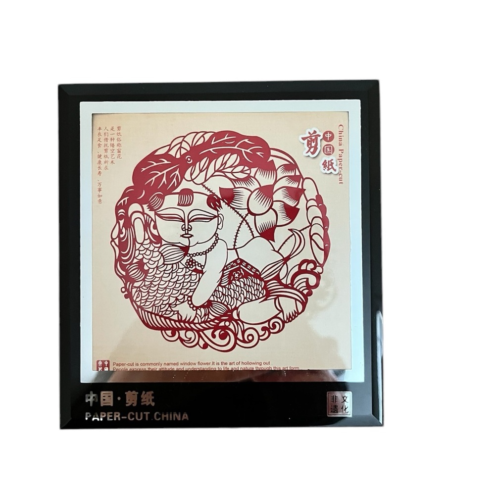 Paper art wall hanging